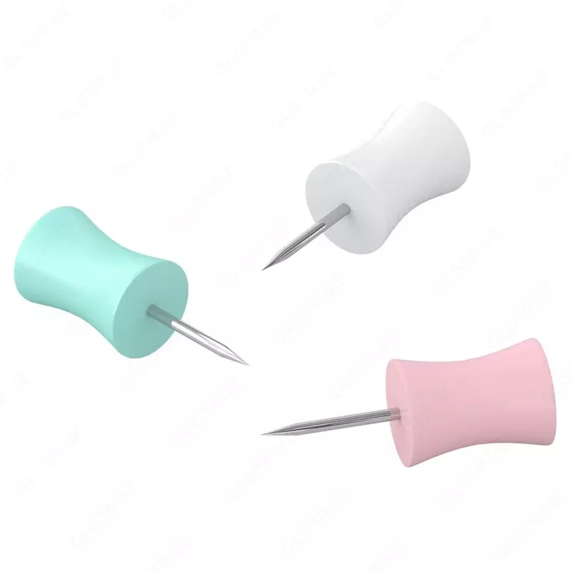 Канцелярские силовые кнопки-гвоздики "Berlingo" 12 мм, 30 шт., пласт. бокс (Арт. - PN5010) Ассортимент