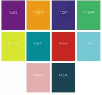 Предметная тетрадь (клетка, линия) "BG" Monocolor. Perfection, 48 л, матов. ламин. (Арт. - ТПК5ск48_вл_шт) Ассортимент