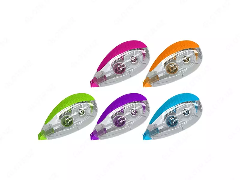 Корректирующая Штрих-лента "Berlingo" Blitz, 6 м х 5 мм (Арт. - Fks_06010) Ассортимент