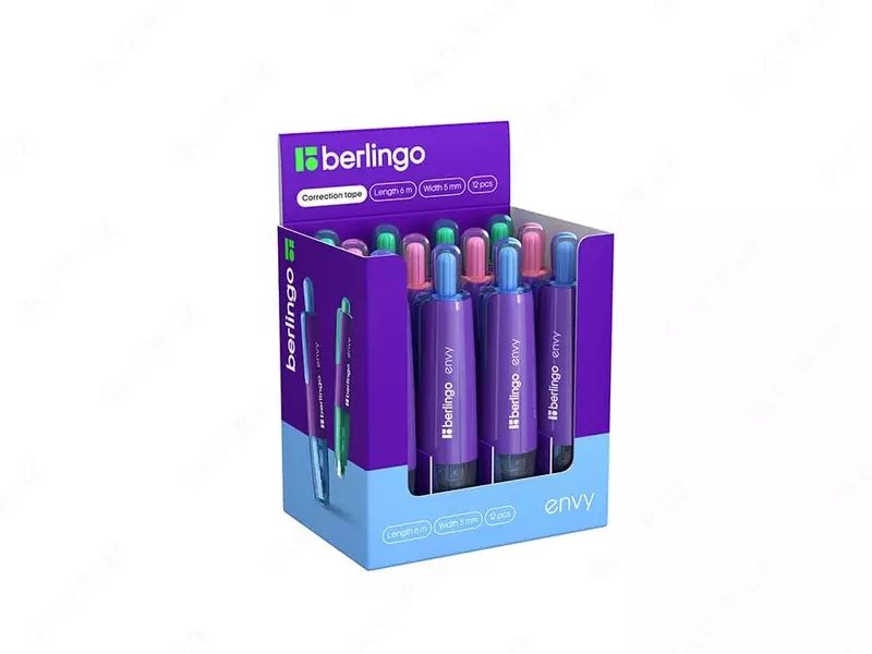 Корректирующая Штрих-лента "Berlingo" Envy, 6 м х 5 мм (Арт. - FKs_06043) Ассортимент