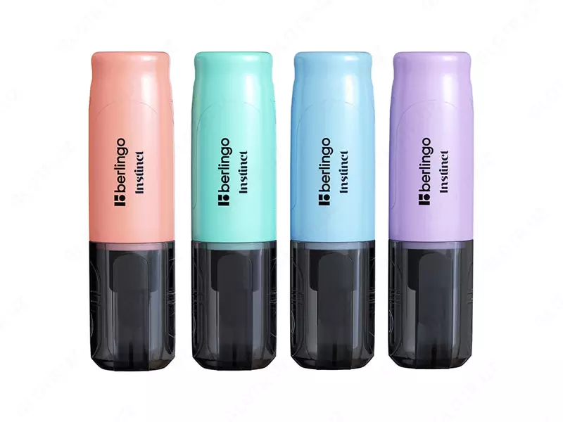 Корректирующий штрих-карандаш "Berlingo" Instinct, 5 мл., металлич. наконечник, клип (Арт. - KR515) Ассортимент