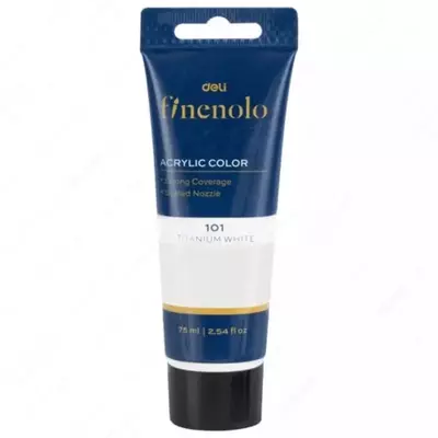 Художественная акриловая краска № 101 "Deli" Finenolo
