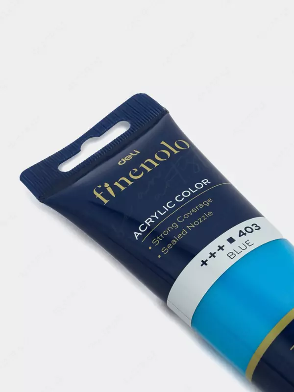 Badiiy akril bo'yoq № 403 "Deli" Finenolo, 75 ml, kolba (Art. - 75-BL-EC) Moviy