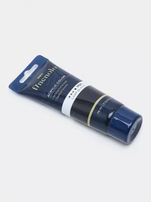 Художественная акриловая краска № 701 "Deli" Finenolo, 75 мл, туба (Арт. - 75-BK-EC) Черная