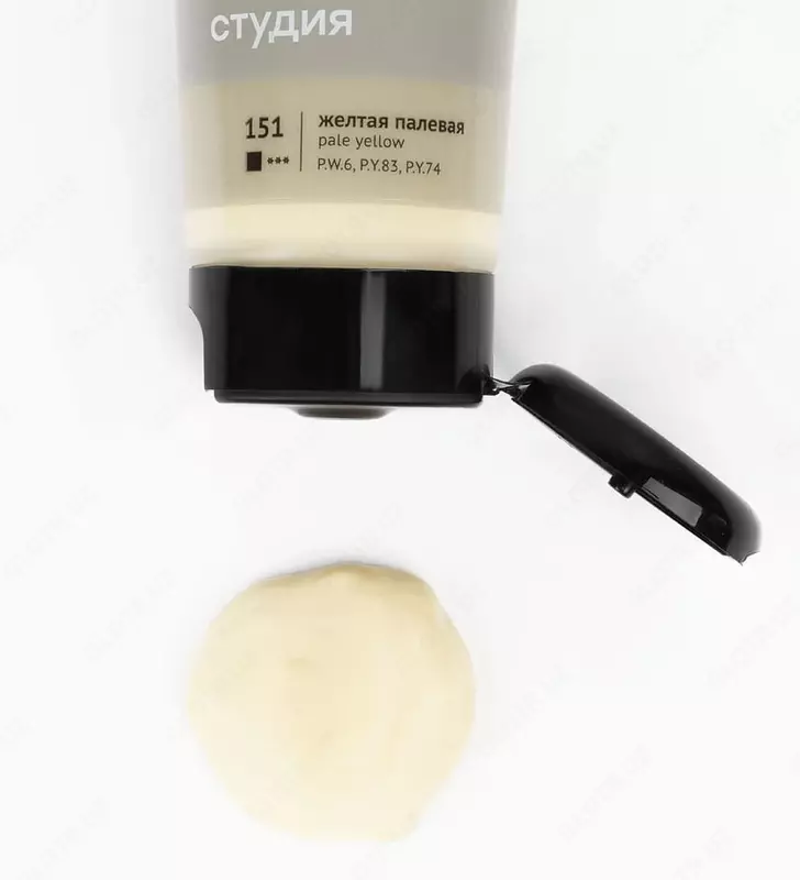 Badiiy akril bo'yoq No 151 "Gamma" studiyasi, 75 ml., plastmassa. trubka (- 280220151-modda) Sariq qoraqo'tir