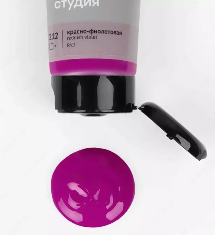 Badiiy akril bo'yoq No 212 "Gamma" studiyasi, 75 ml., plastmassa. kolba (Art. - 280220212) Qizil-binafsha