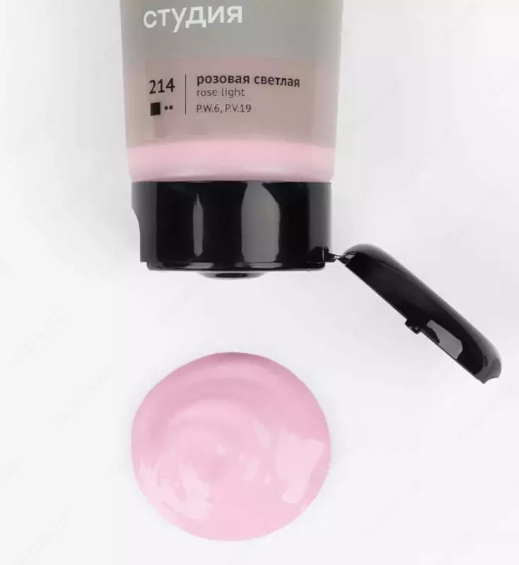 Badiiy akril bo'yoq No 214 "Gamma" studiyasi, 75 ml., plastmassa. kolba (Art. - 280220214) Ochiq pushti