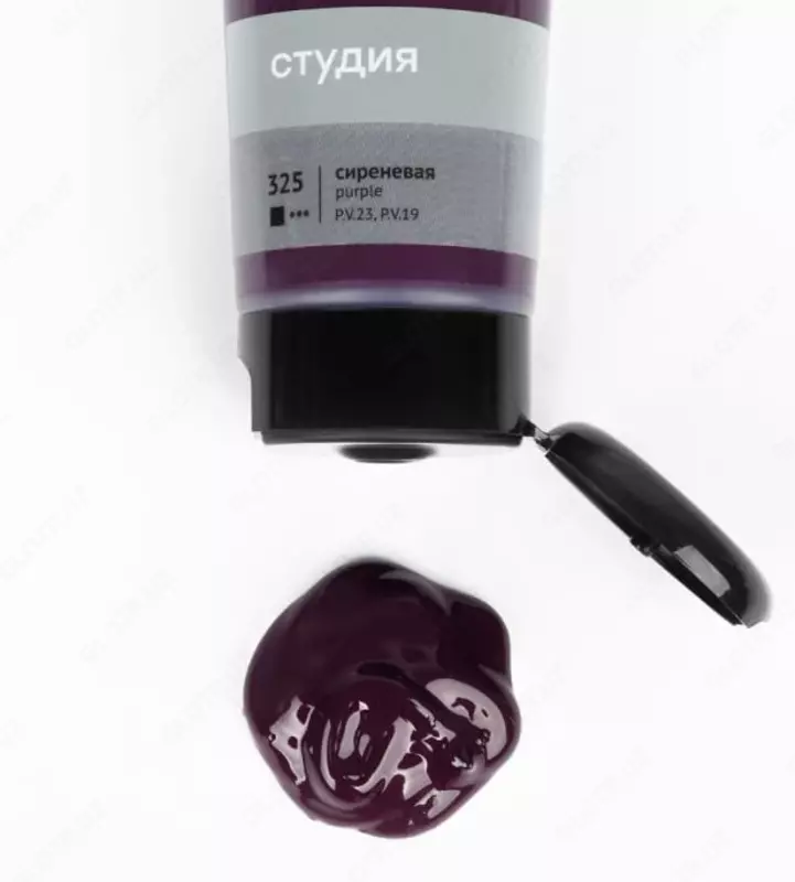 Badiiy akril bo'yoq No 325 "Gamma" studiyasi, 75 ml., plastmassa. kolba (Art. - 280220325) Lilak
