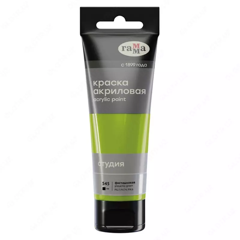 Badiiy akril bo'yoq No 545 "Gamma" studiyasi, 75 ml., plastmassa. kolba (Art. - 280220545) Pista