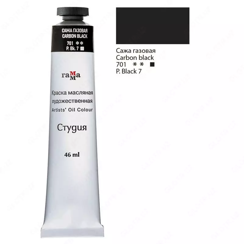 Badiiy moyli bo'yoq № 144 "Gamma" studiyasi, 46 ml, kolba (Art. - 0.00.A046.144) Neapolitan apelsin (taqlid)