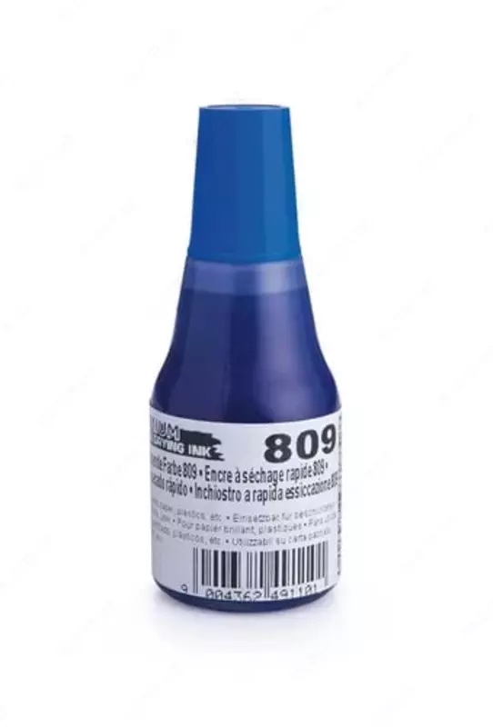 Marka siyoh No 809 "COLOP" tez qurituvchi, 25 ml. (m. - 146230) Moviy