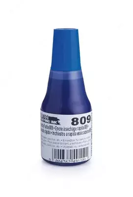 Marka siyoh No 809 "COLOP" tez qurituvchi, 25 ml. (m. - 146230) Moviy