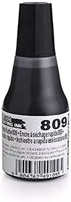 Краска штемпельная № 809 "COLOP" быстросохнущая, 25 мл. (Арт. - 146228) Черная