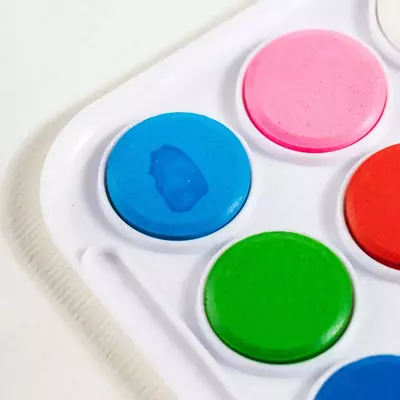 Акварельные краски с кисточкой "Deli" ColorRun, 21 цв. (Арт. - 20-21-EC)