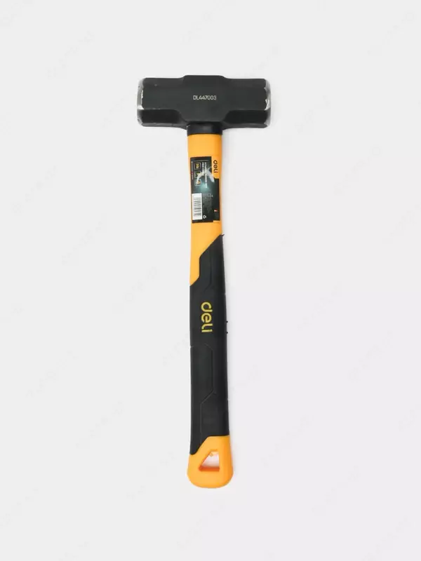 Universal balyoz "Deli Tools" 380 mm., shisha tolali tutqich, karbonli po'lat (Art. - EDL447003)