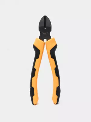 Diagonal yon kesgichlar (nippers) "Deli Tools", 6", 215 mm, karbonli po