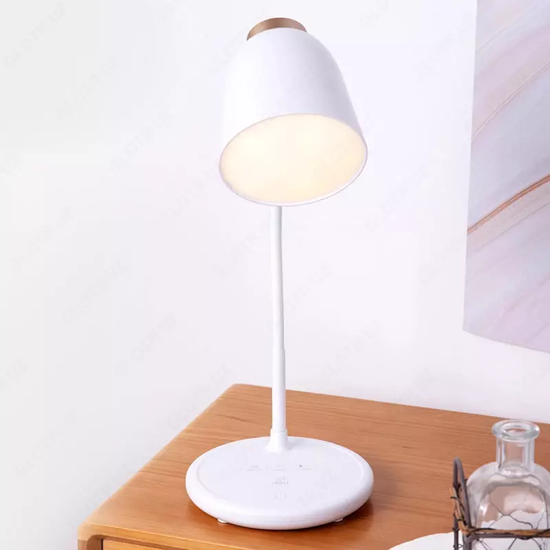 Настольная LED лампа "DELI" 410 х 165 мм (Арт. - 17850) Белая