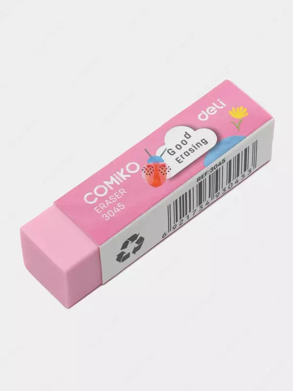 Корректирующий Ластик DELI "Comiko" 4 шт., блистер (Арт. - 3045-MT-E) Ассортимент
