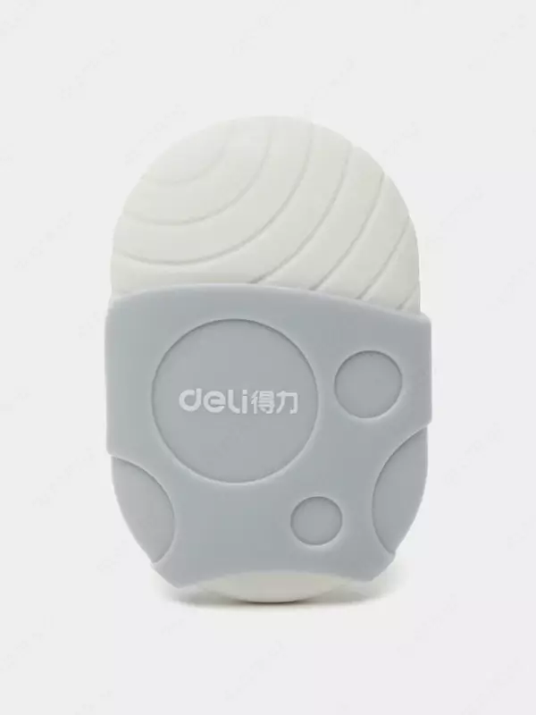 Tuzatish silgi (oval) "Deli" 62 x 43 mm, ind. plastik. yuqoriga. (m. - 71084) Assortiment