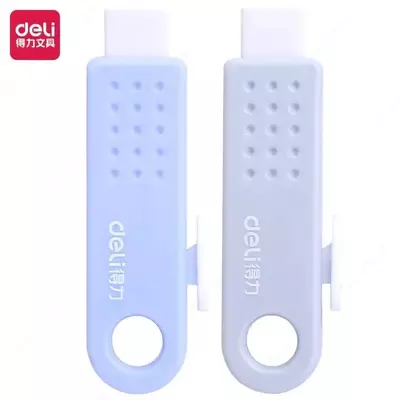 Tuzatish silgi (oval) "Deli" 62 x 43 mm, ind. plastik. yuqoriga. (m. - 71085) Assortiment