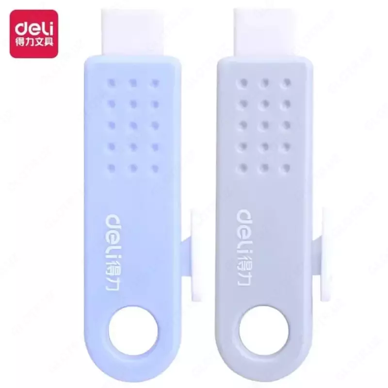 Tuzatish silgi (oval) "Deli" 62 x 43 mm, ind. plastik. yuqoriga. (m. - 71085) Assortiment