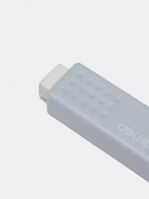 Tuzatish silgi (oval) "Deli" 62 x 43 mm, ind. plastik. yuqoriga. (m. - 71085) Assortiment