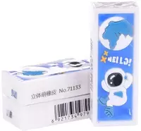 Корректирующий ластик (прямоугольный) "DELI" карт. уп. (Арт. - 71133) Белый