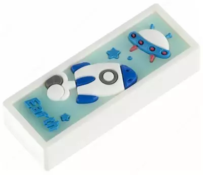 Корректирующий ластик (прямоугольный) "DELI" карт. уп. (Арт. - 71133) Белый