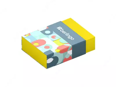 Корректирующий ластик (прямоугольный) "Berlingo" Balance, карт.дисплей, 3 цв. (Арт. - BLc_00S18) Ассортимент