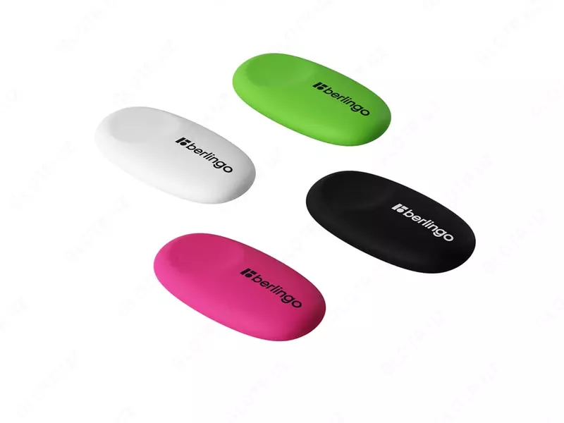 Tuzatish silgi (oval) "Berlingo" Ergonomik, karta displey, 4 rang. (Art. - Blc_00240) Assortiment