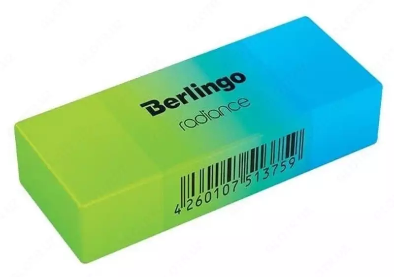 Корректирующий ластик (прямоугольный) "Berlingo" Radiance, пласт. дисплей (Арт. - BLc_00590) Ассортимент