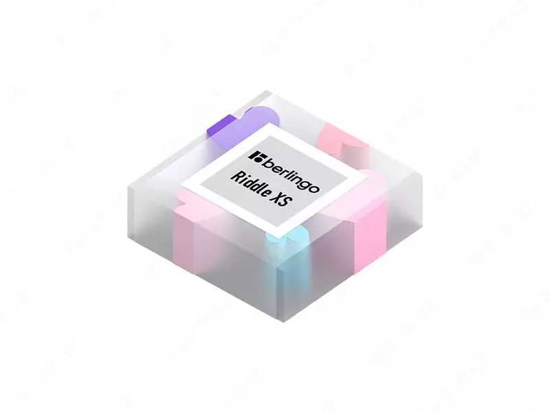 Корректирующий ластик (куб) "Berlingo" Riddle XS, карт. дисплей (Арт. - BLc_00430) Ассортимент