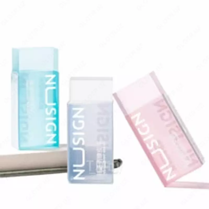 Tuzatish o'chirgichi "Deli" Nusign, karta. ushlagich, 3 rang (Art. - 153-NS) Rangli assortiment