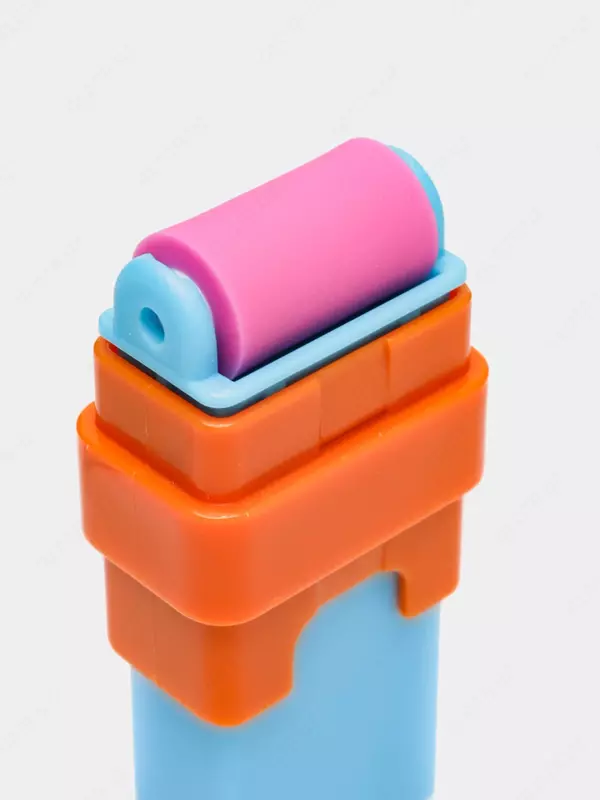 Корректирующий ластик (роликовый) "DELI" колпачок, карт. уп., 3 цв. (Арт. - 154-VP) Ассортимент