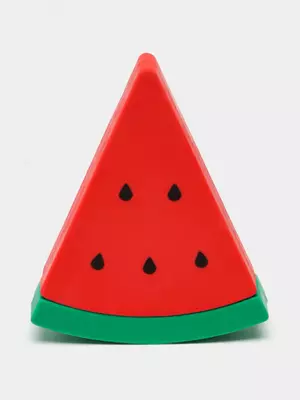 Корректирующий ластик (треугольный) "Deli" Арбуз, TPR, блистер (Арт. - 414-VP-pk) Красный/зеленый