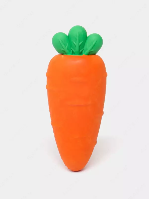 Корректирующий ластик (треугольный) "Deli" Морковка, TPR, блистер (Арт. - 414-VP-or) Оранжевый/зеленый