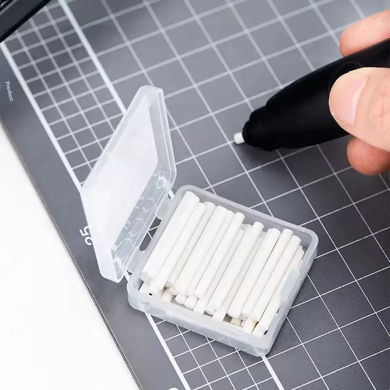 5 x 25 mm, PVX, plastik quti, 50 dona "Deli" elektr o'chirgichining o'rnini bosadigan o'chirgichlar to'plami. (m. - 71074) Oq