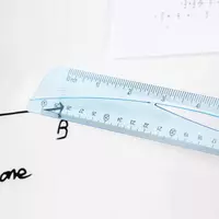 Пластиковая линейка "Deli" 20 см