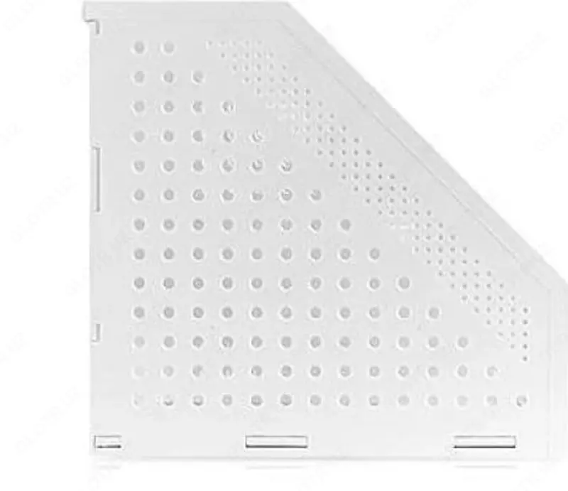 Hujjat uchun plastik taglik (vertikal) "Deli" 200 × 150 × 180 mm, 3 bo'lim (Mad. -506-TB-wt) Oq