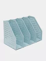 Лоток пластиковый для документов (вертикальный) "Deli" 200 × 150 × 180 мм