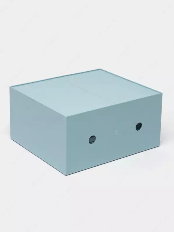 Горизонтальный лоток для документов "Deli" 3-х секц. (Арт. - 122-PK) Голубой