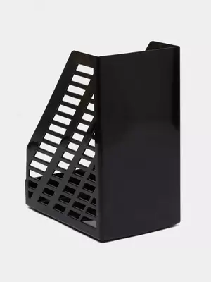 Пластиковый лоток для документов (неразборный) "Стамм" XXL, 160 мм, 1 отдел (Арт. - ОФ333) Черный