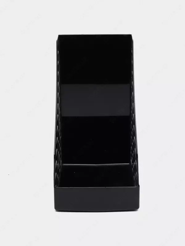 Пластиковый лоток для документов (неразборный) "Стамм" XXL, 160 мм, 1 отдел (Арт. - ОФ333) Черный