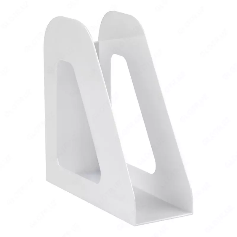 Пластиковый лоток для документов (неразборный) Стамм Фаворит  1 отдел  90 мм (Арт. - ЛТВ-30497) Белый