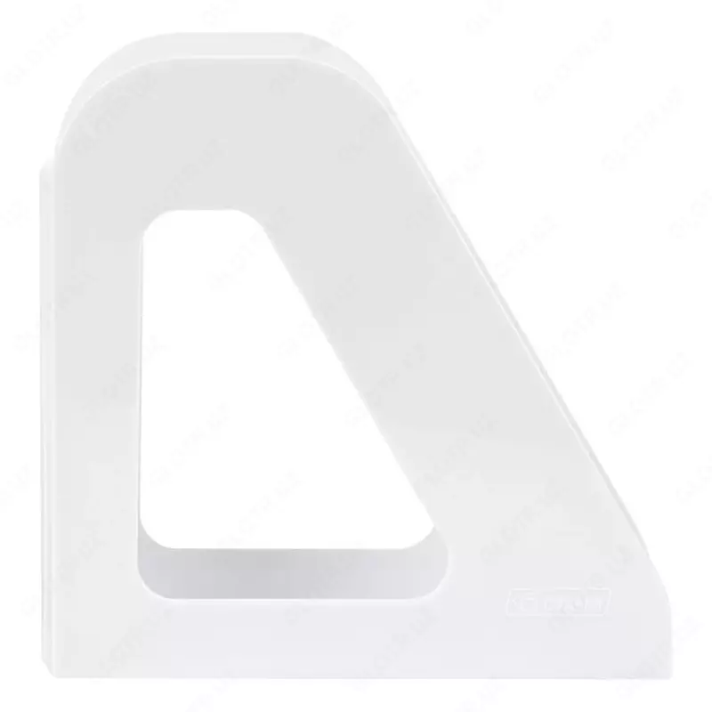  Пластиковый лоток для документов (неразборный) Стамм Фаворит  1 отдел  90 мм (Арт. - ЛТВ-30497) Белый - 