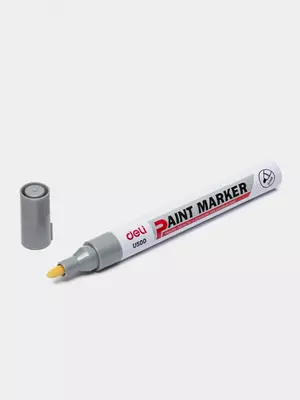 Перманентный маркер "Deli" Paint U500, 2 мм (Арт. - 500-SL-U) Серебро