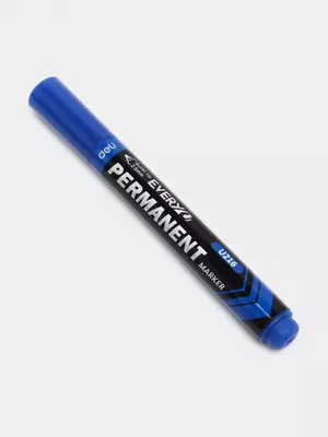Doimiy marker "Deli" Everyu U216, 2,5 mm (Art. - 216-BL-EU) Moviy