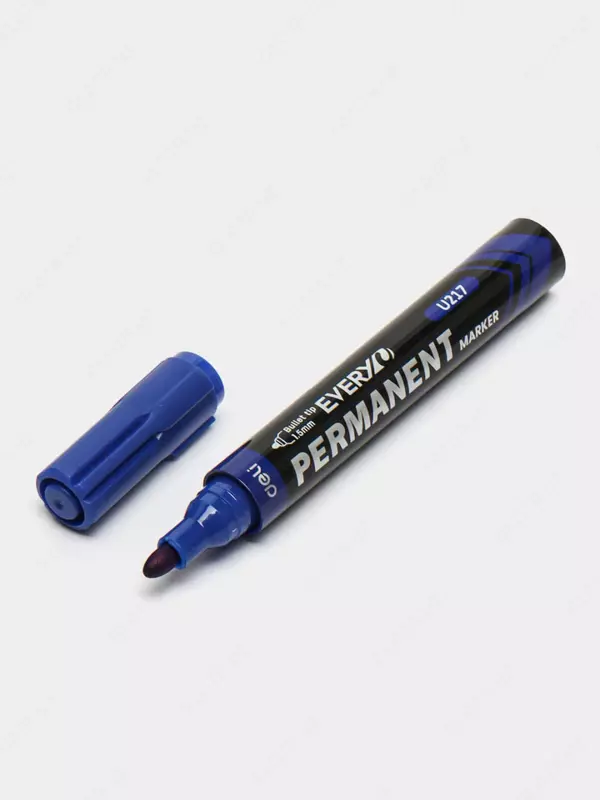 Doimiy marker "Deli" Everyu U217, 1,5 mm (Art. - 217-BL-EU) Moviy