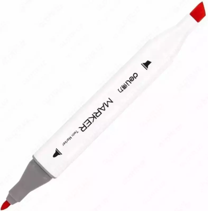 Sketch markerlar to'plami (ikki tomonlama) "Deli" Rangli Emotion, uchi 1-7 mm, 48 dona, plastmassa. quti (- 70803-48-modda)