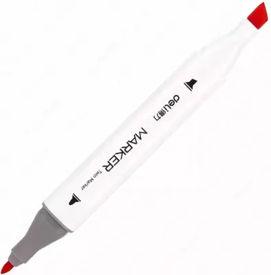 Sketch markerlar to'plami (ikki tomonlama) "Deli" Rangli Emotion, uchi 1-7 mm, 60 dona, plastmassa. quti (- 70803-60-modda)